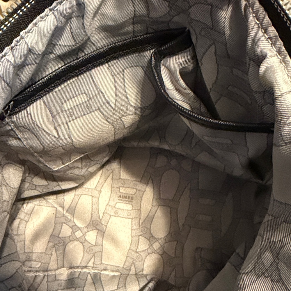 Aimee Kestenberg Quilted “Sardinia” Nylon Black Backpack - Picture 14 of 16